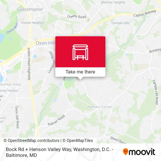Bock Rd + Henson Valley Way map