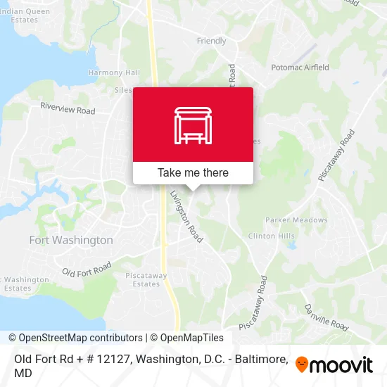 Old Fort Rd + # 12127 map