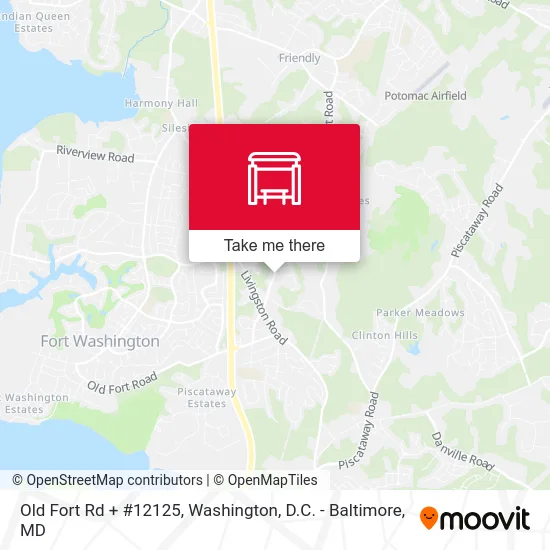 Old Fort Rd + #12125 map