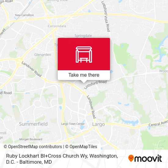 Ruby Lockhart Bl+Cross Church Wy map