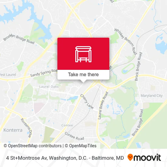 4 St+Montrose Av map