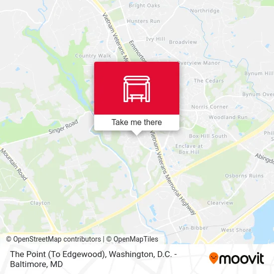 The Point (To Edgewood) map