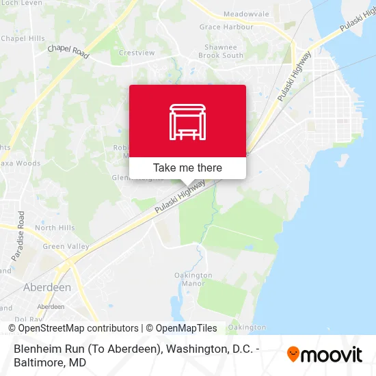 Blenheim Run (To Aberdeen) map