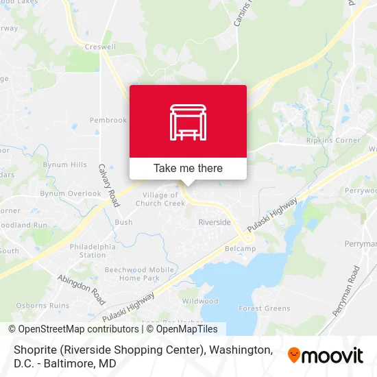 Shoprite (Riverside Shopping Center) map