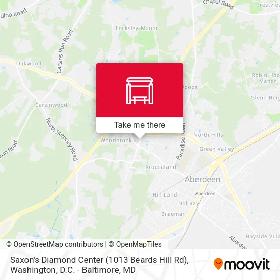 Saxon's Diamond Center (1013 Beards Hill Rd) map