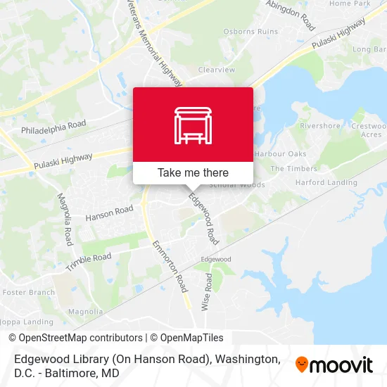 Edgewood Library (On Hanson Road) map