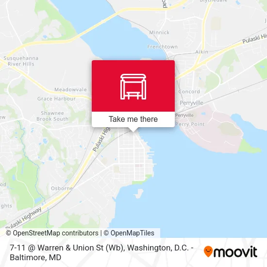 7-11 @ Warren & Union St (Wb) map