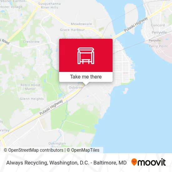 Always Recycling map