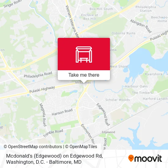 Mcdonald's (Edgewood) on Edgewood Rd map