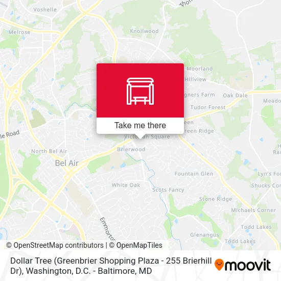 Dollar Tree (Greenbrier Shopping Plaza - 255 Brierhill Dr) map