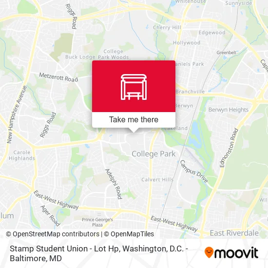 Stamp Student Union - Lot Hp map