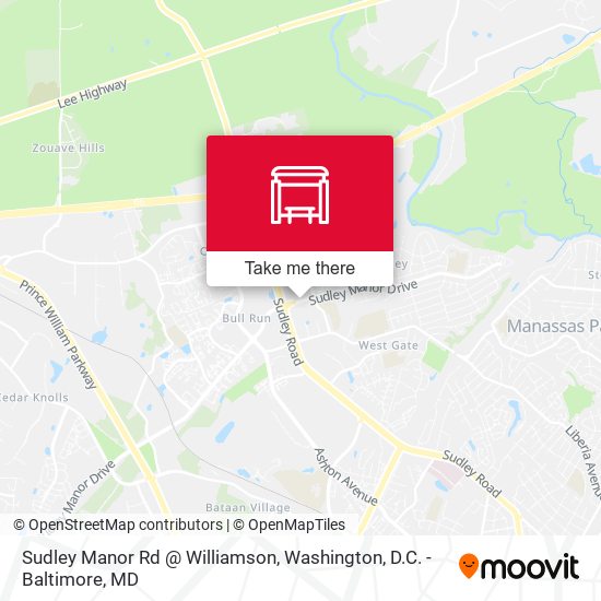 Sudley Manor Rd @ Williamson map