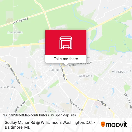 Sudley Manor Rd @ Williamson map