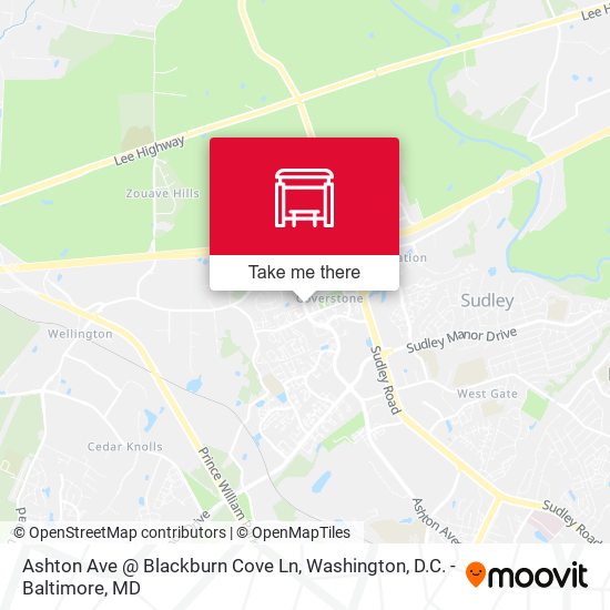 Mapa de Ashton Ave @ Blackburn Cove Ln