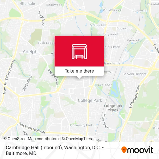 Cambridge Hall (Inbound) map