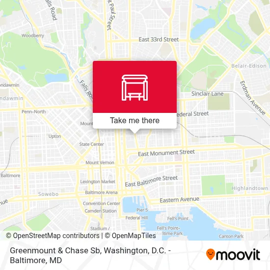 Mapa de Greenmount & Chase Sb