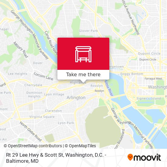 Mapa de Rt 29 Lee Hwy & Scott St