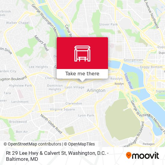 Mapa de Rt 29 Lee Hwy & Calvert St