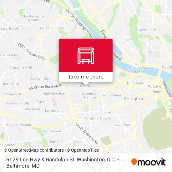 Mapa de Rt 29 Lee Hwy & Randolph St