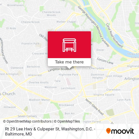 Mapa de Rt 29 Lee Hwy & Culpeper St