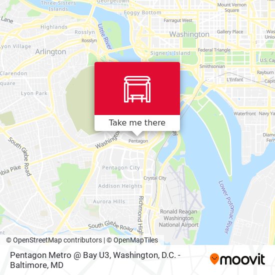 Mapa de Pentagon Metro @ Bay U3