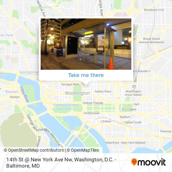 14th St @ New York Ave Nw map