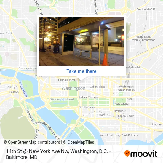14th St @ New York Ave Nw map