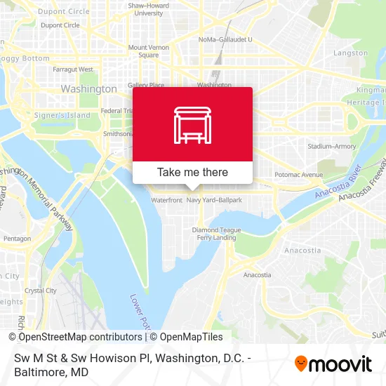Sw M St & Sw Howison Pl map
