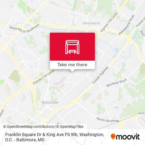 Mapa de Franklin Square Dr & King Ave FS Wb