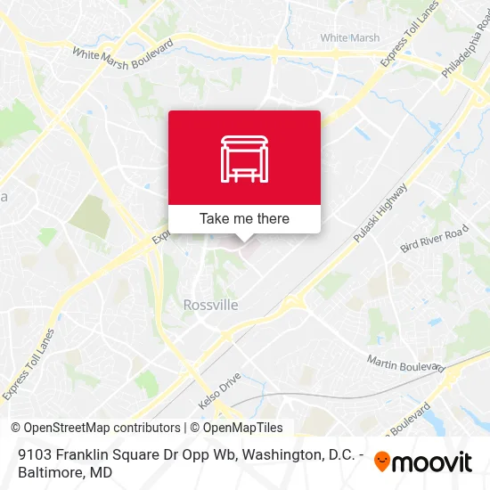 9103 Franklin Square Dr Opp Wb map