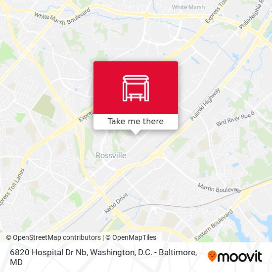 6820 Hospital Dr Nb map