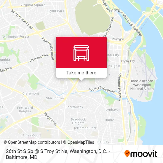 26th St S Sb @ S Troy St Ns map