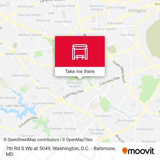 7th Rd S Wb at 5049 map