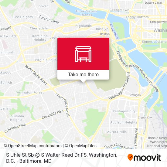S Uhle St Sb @ S Walter Reed Dr FS map