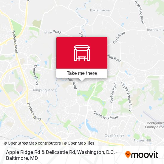 Apple Ridge Rd & Dellcastle Rd map