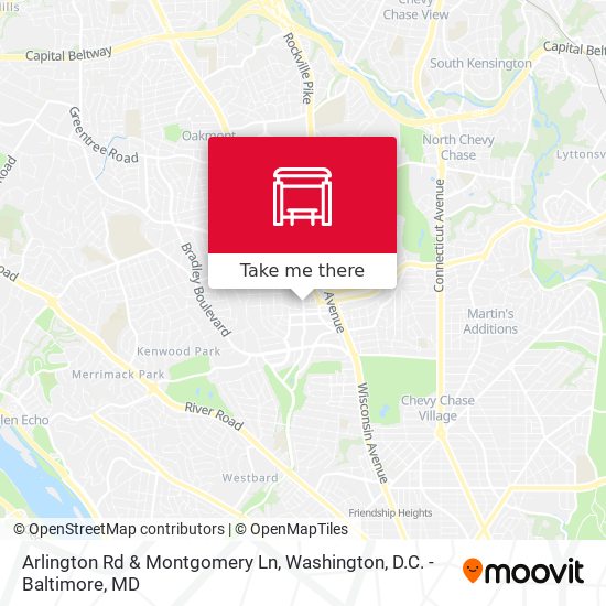 Arlington Rd & Montgomery Ln map