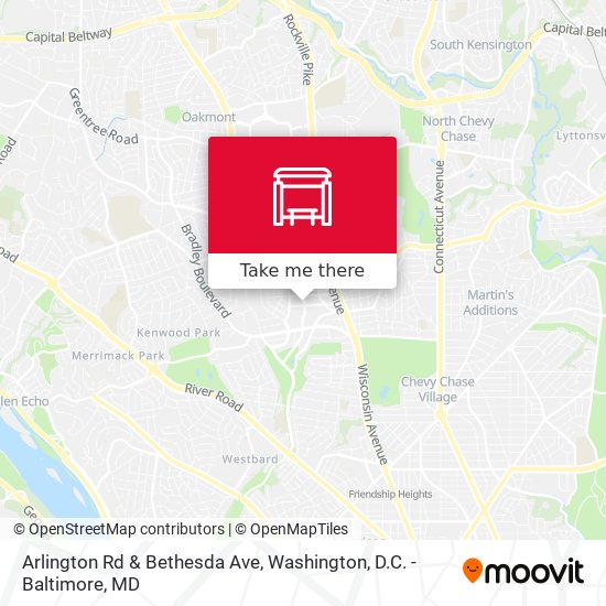 Mapa de Arlington Rd & Bethesda Ave