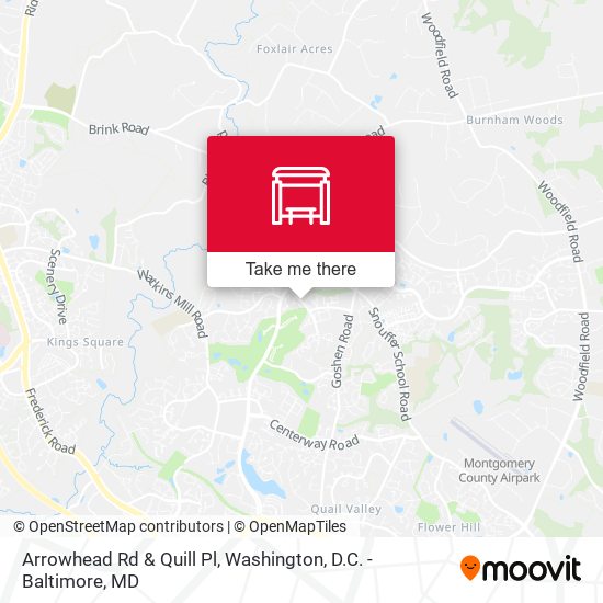 Arrowhead Rd & Quill Pl map