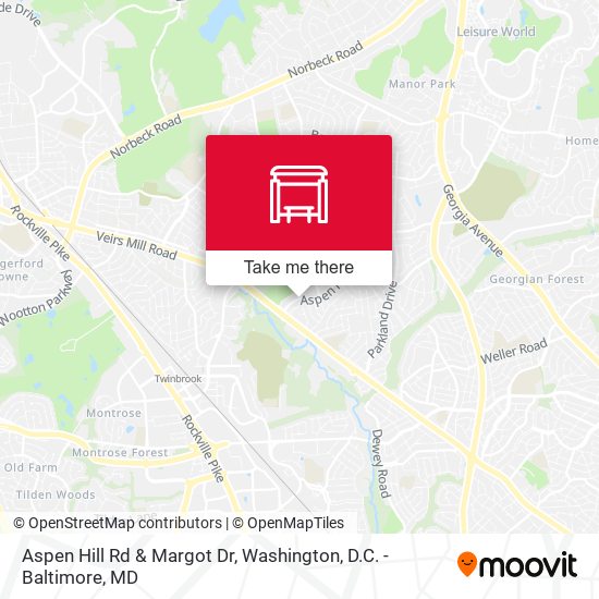 Mapa de Aspen Hill Rd & Margot Dr