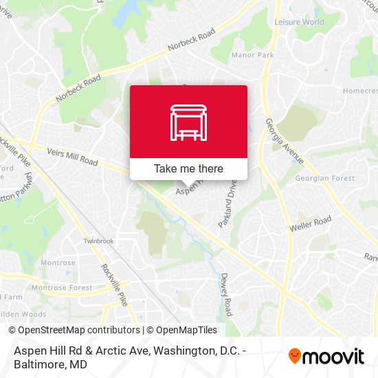 Aspen Hill Rd & Arctic Ave map