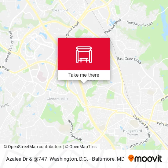 Azalea Dr & @747 map