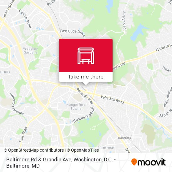 Mapa de Baltimore Rd & Grandin Ave