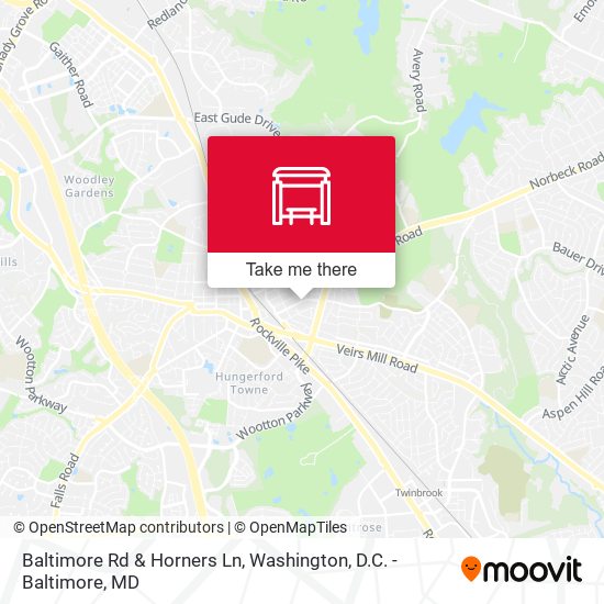 Baltimore Rd & Horners Ln map