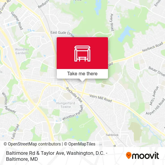 Baltimore Rd & Taylor Ave map