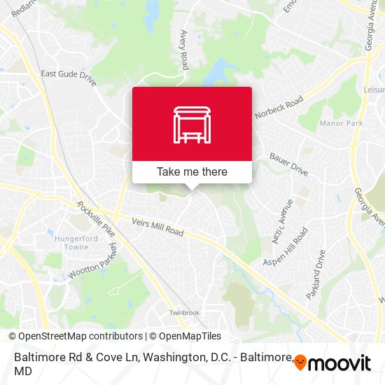 Mapa de Baltimore Rd & Cove Ln