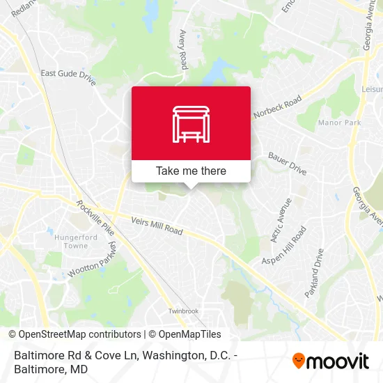 Baltimore Rd & Cove Ln map