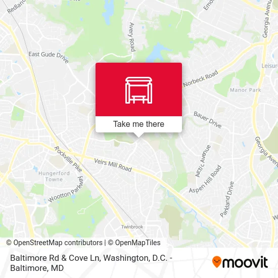 Baltimore Rd & Cove Ln map