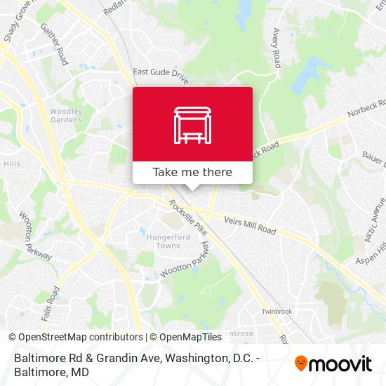 Mapa de Baltimore Rd & Grandin Ave
