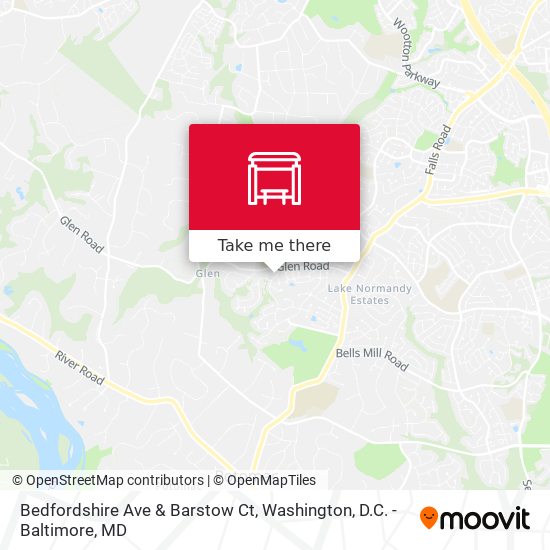 Bedfordshire Ave & Barstow Ct map