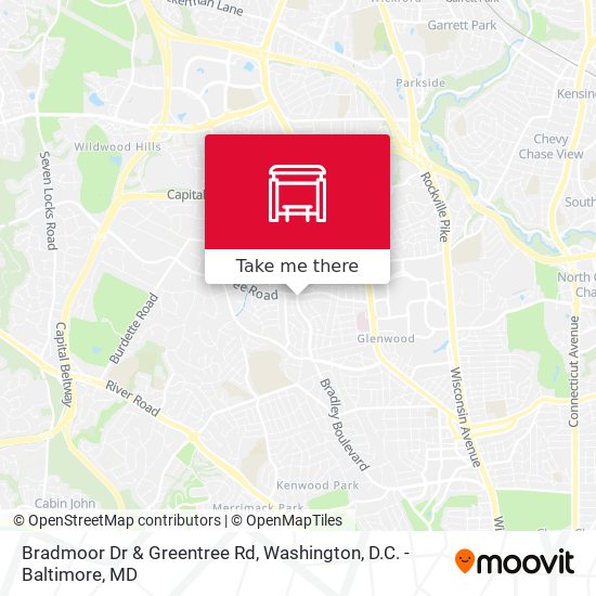 Mapa de Bradmoor Dr & Greentree Rd